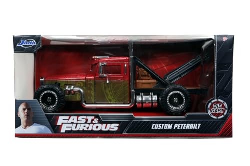Jada Toys Fast & Furious Series 1/24 F&F Custom Truck Red/Green (Hobbs & Shaw) C - Picture 5 of 5