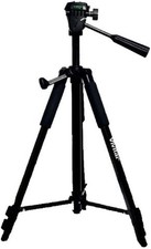 57" Tripod: 3 Way Fluid Pan Head w/ Quick Release Mount  6 lb Load Capacity