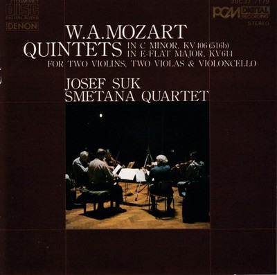 W. A. Mozart - Quintets In C Minor, KV406 (516b) & In E-Flat Major, KV614 For Tw