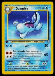 Quagsire 45/111 Neo Genesis 1st Edition Uncommon