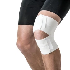 Swede-O Elastic Knee Wrap White 4" Compression Helps Reduce Sprains Strains