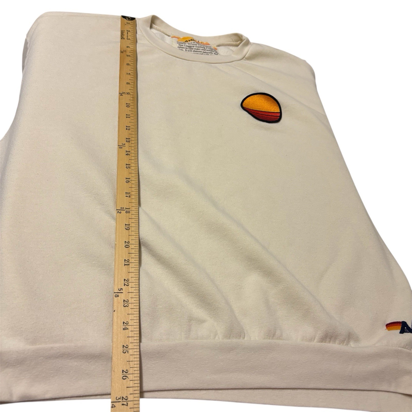 Aviator Nation Sunset Patch Oversized Relaxed Swe… - image 13