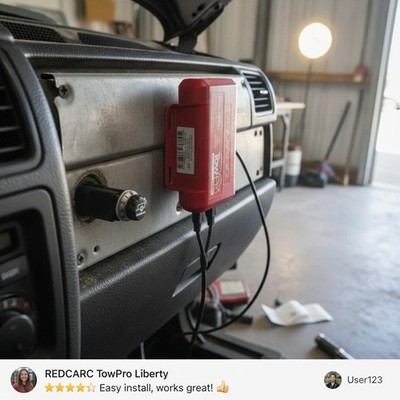 Tow-Pro Liberty Electric Brake Controller: Universal 1-2 Axle Towing Solution