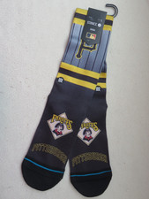 NWT 1 Pair Men's Stance MLB Casual "COOP 23 PIT" Crew Socks, Sock Size 9-13