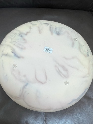 Taffy Harz Servieren Obst Dekorative Schale 12" Modern Marmor Swirl Indonesien - Bild 6 von 15