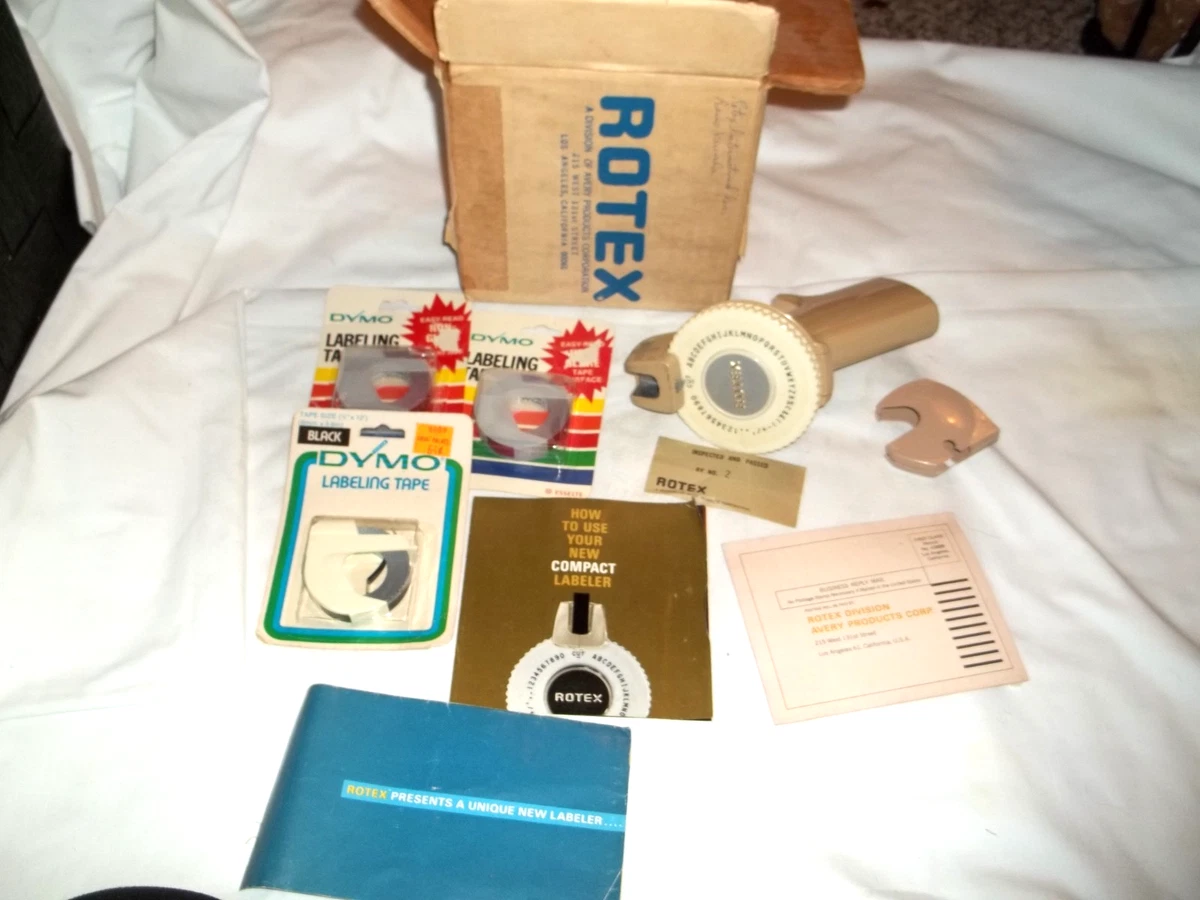 Rotex Office Label Makers for sale - eBay
