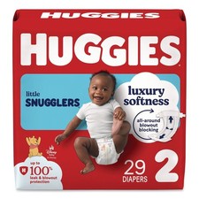 Huggies 49697PK Little Snugglers Baby Diapers - Size 2/Disney Design 29/PK New