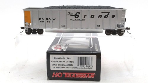 Góndola de carbón de aluminio occidental Atlas 20001769 escala HO Denver y Río Grande #58431 | Condition: Used