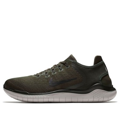 Nike Free Run Men’s Size 10 Cargo Green Running Sneakers Athletic Shoes Lace Up Nike Free Running Shoe Free RN Green/White main image 4