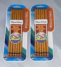 Paper Mate Reinforced Break-Resistant Lead EverStrong Woodcase Pencils Set Of 2