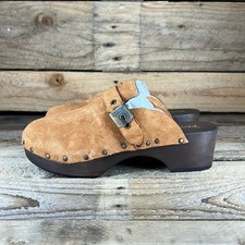 Dr. Scholl's Original Clog Mule - Tan Suede - 6 - New without box