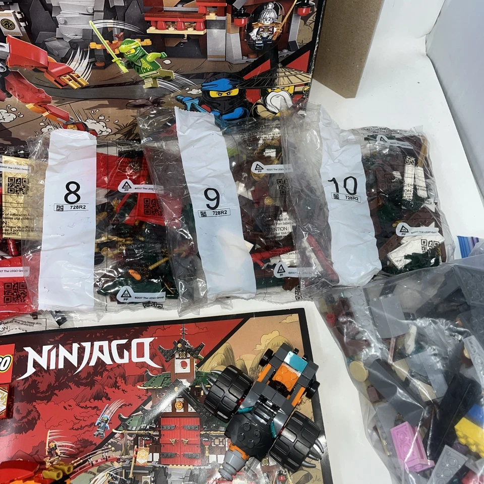 Lego Ninjago Ninja Dojo Temple (71767) INCOMPLETE - Missing Bags 1-4 - Image 3 of 4