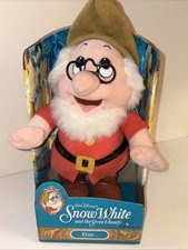 Disney  s Snow White and the Seven Dwarfs Doc Plush Stuffed Doll 12" Mattel 10109