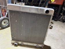 65-66 Mustang 63-65 Falcon Comet Aluminum Radiator For 5.0 Conversion W Trans