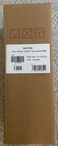 Lionel LEGACY 2431320 Union Pacific Auxiliary Tender #809 Big Boy NUEVO SELLADO | Condition: New