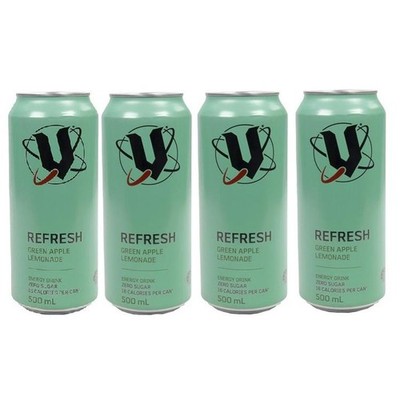 V Refresh Green Apple Lemonade Energy Drink