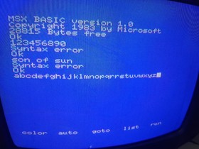 Sony Hit Bit MSX HB-101P  vintage and  rare  Working And Tested 