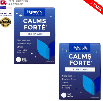 #ad #ad 2 Pack Hyland#x27;s Calms Forte Sleep Aid 200 Tabs Total $22.99