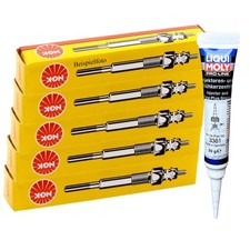 5x NGK Gl&uuml;hkerzen + LIQUI MOLY Fett f&uuml;r MERCEDES A W169 W176 B W245&ndash;W242 C