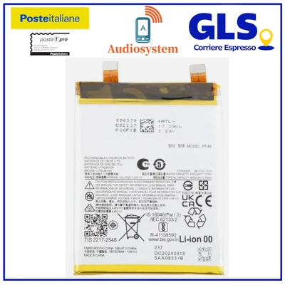 BATTERIA PILA Per MOTOROLA MOTO EDGE 40 PRO XT2301 PF46 RICAMBIO 4600MaH
