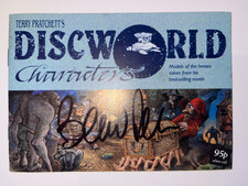 Clarecraft catalogue Discworld Terry Pratchett signed by Bernard Pearson