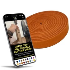 Tofl Genuine Leather Strap 72 Long X 1/2 Wide X 1/8 Inch Thick 7-8Oz Leather