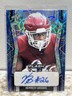 2022 Leaf Flash Kennedy Brooks Blue Kaleidoscope Autograph /20 Oklahoma