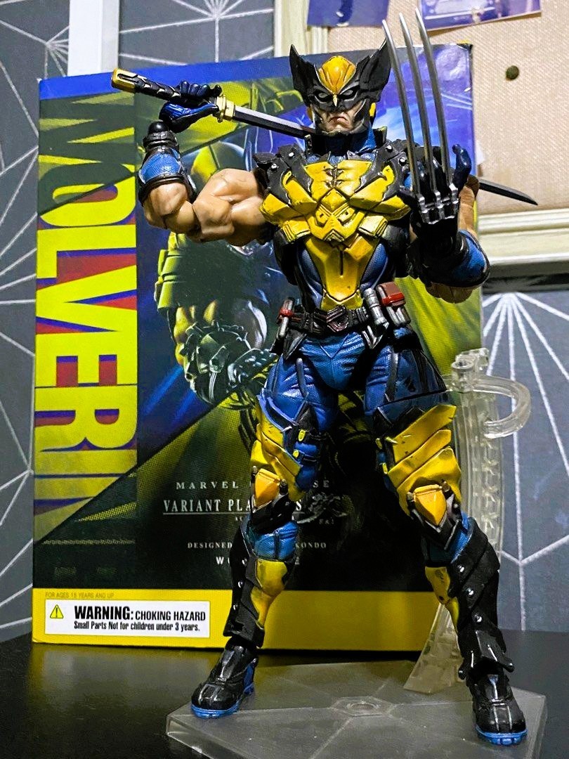 Marvel Play Arts Kai X-Men Wolverine Variant Action Figure 26cm