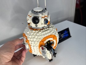 LEGO Star Wars: The Last Jedi BB-8 (75187) Retired 99% Complete w/ Display Stand