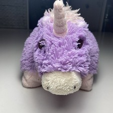 Pillow Pets Pee-Wees Wow Pets Unicorn Plush Pillow Purple Pink White 2011
