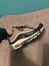 Size 7 GS - Nike Air Max 97 Low Metallic Gold Black