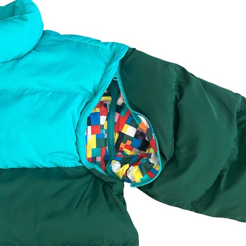 Lego X Target Puffer Jacket Vest Youth Boy Large Green Blue ColorBlock Pockets - Picture 11 of 17