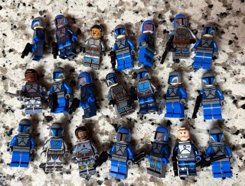 LEGO Star Wars Mandalorian Minifigure Lot with extras