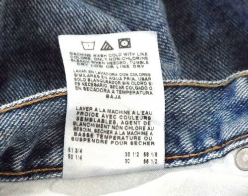 Wrangler Rugged Wear Relaxed Fit Light Wash Blue Denim Jeans 50 X 30 100% Cotton - Picture 8 of 8