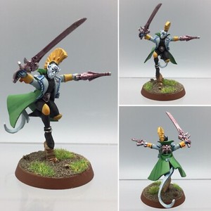 AELDARI HARLEQUIN TROUPE MASTER PAINTED GAMES WORKSHOP WARHAMMER 