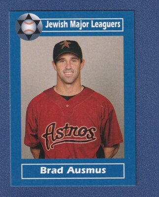 BRAD AUSMUS 2008 Jewish Major Leaguers Baseball #7 Houston Astros MLB JML Card*