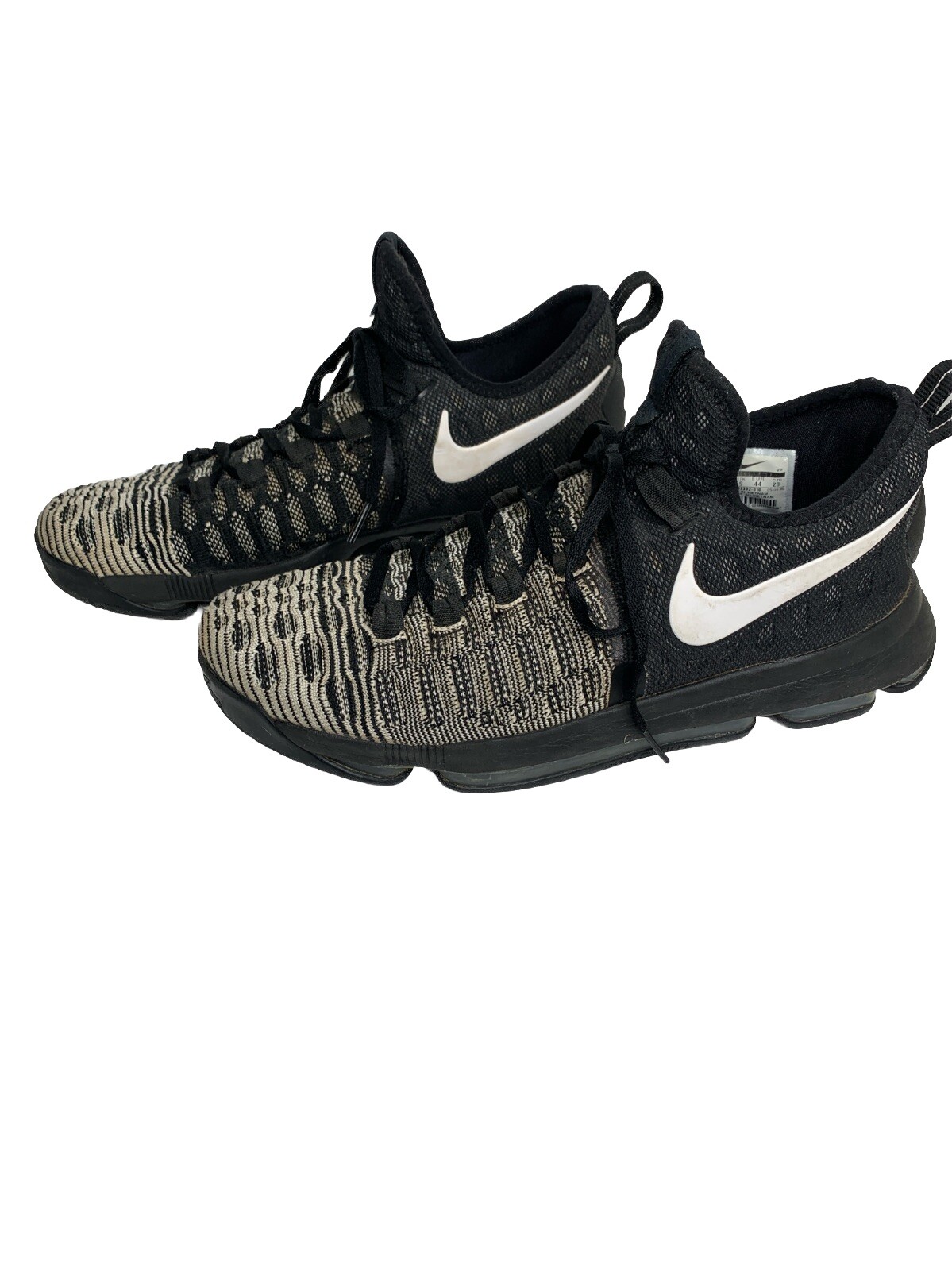 Nike KD 9 Oreo - 843392-010 Black And White Size 10