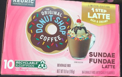 Limited Edition 1 Step Latte sundae Fundae 10K Cups 