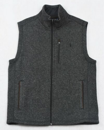 Polo Ralph Lauren Vest Fleece Mockneck Knit Full-Zip S Small NWT $148 - Picture 1 of 8