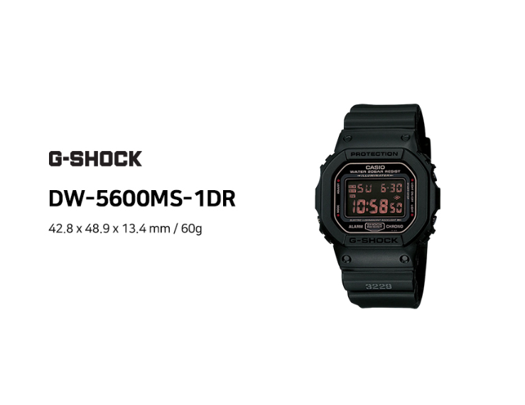 【美品】CASIO G-SHOCK DW-5600MS 本体 CASIO G-SHOCK Men's Watch DW-5600MS-1DR | eBay