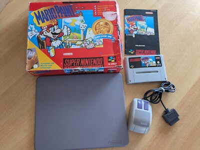 Mario Paint Super Nintendo SNES PAL OVP CIB BIG BOX