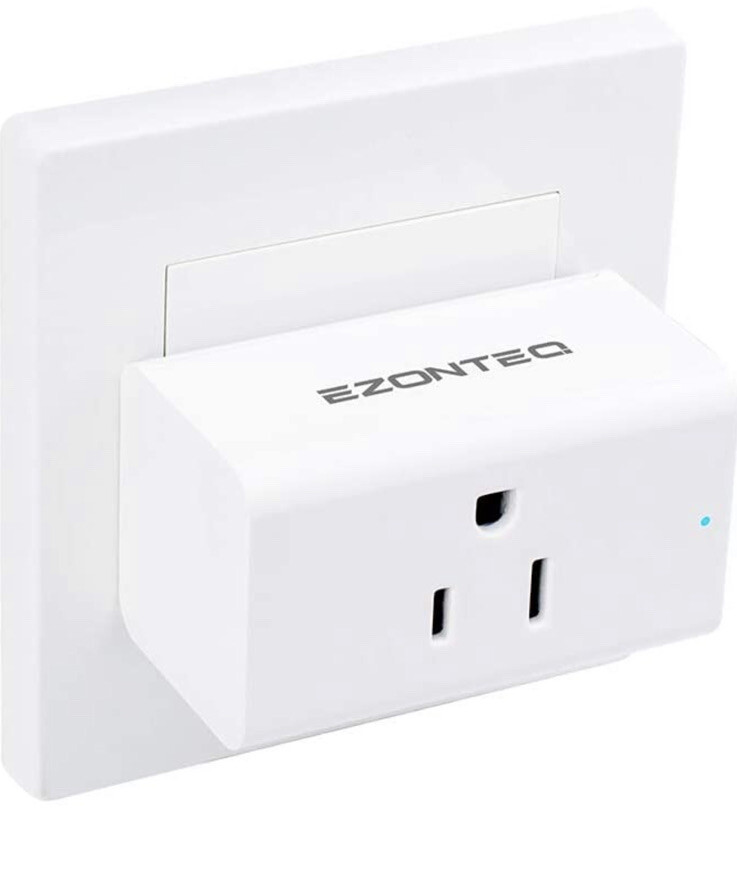 Smart Plug 2 Pack - Ezonteq 2.4 G Wifi Socket Remote Alexa Echo Google Home-image