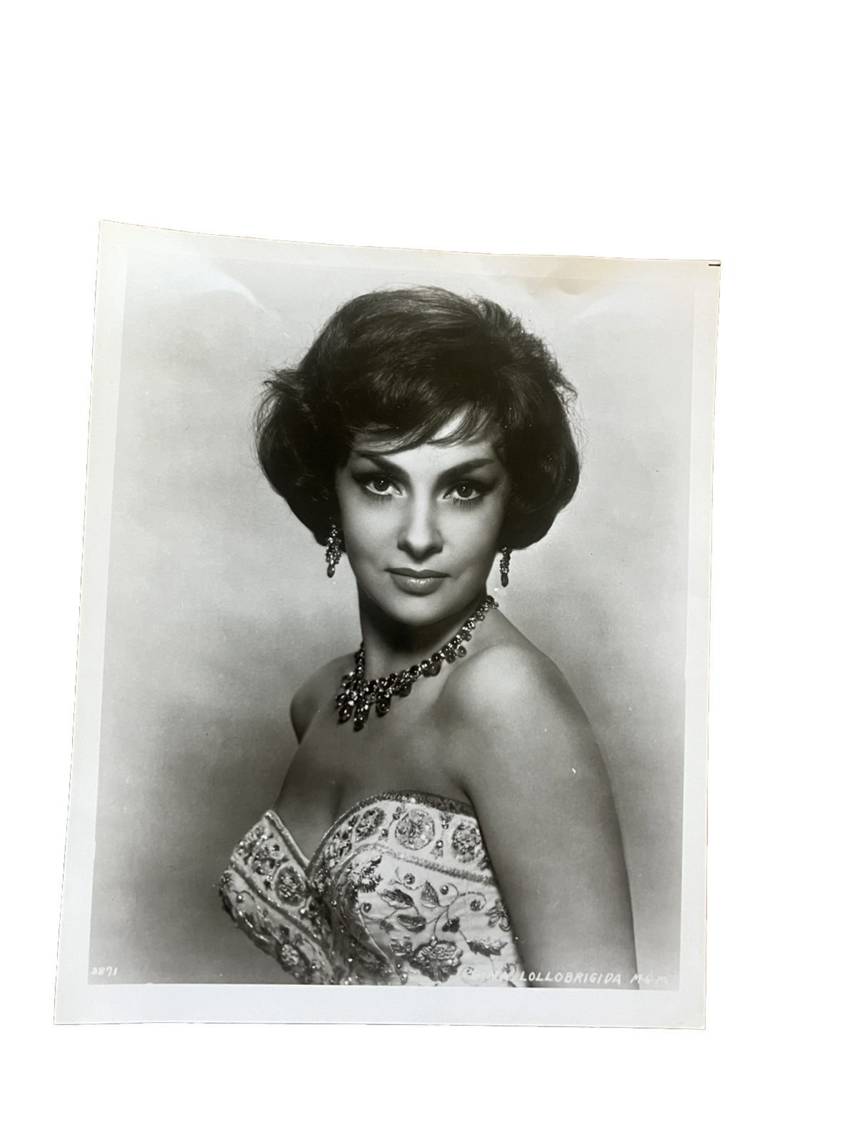 Vintage Photograph Of Gina Lollobrigida