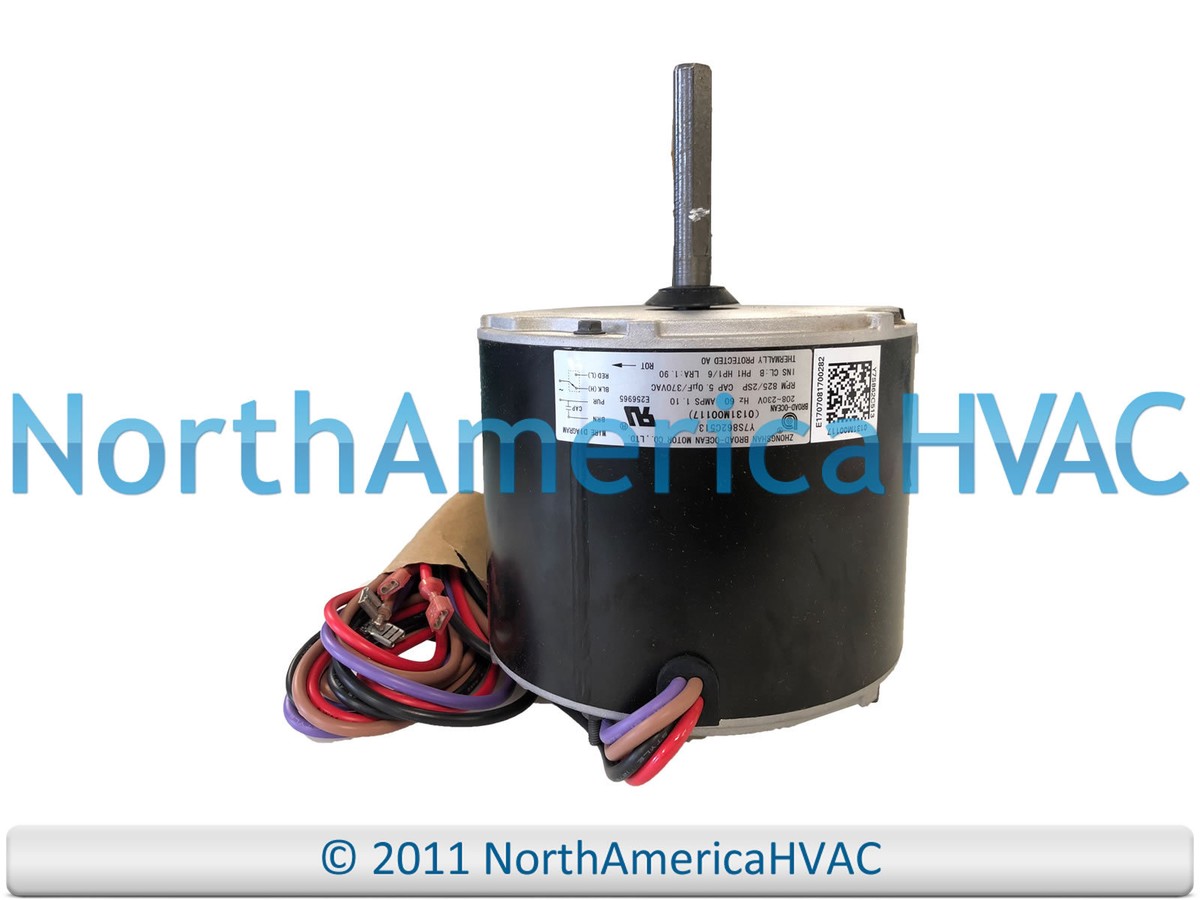 OEM Condenser FAN MOTOR 1/6 HP 208-230v Fits Zhongshan Broad