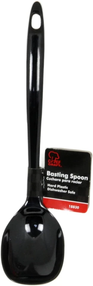 Chef Craft Melamine Basting Spoon, 11.25 Inch, Black - Image 2 of 3