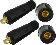 RIVERWELD TIG Welding Cable Panel Connector-Plug DKJ10-25  DKZ10-25 200Amp Dins