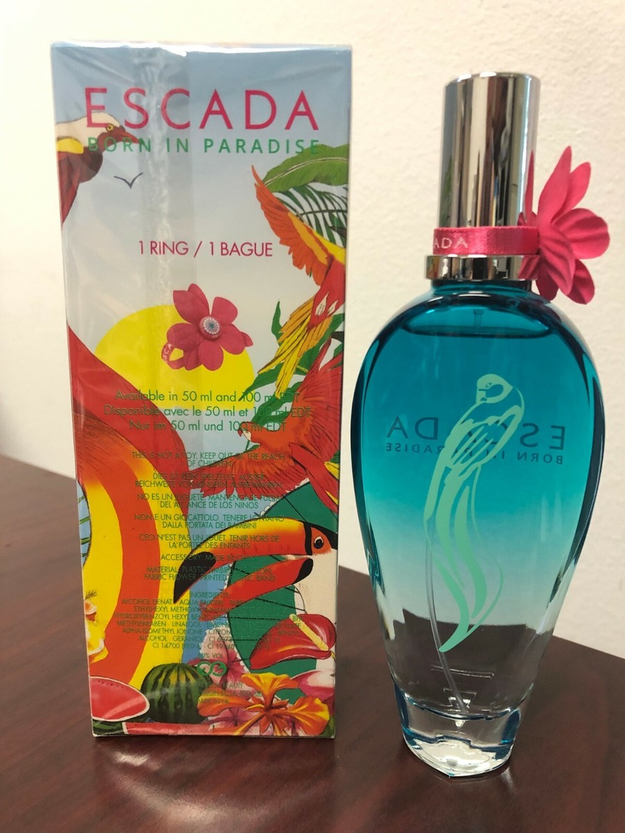 【新品】ESCADA　エスカーダ　ボーンインパラダイス　100ml　香水 BORN IN PARADISE by ESCADA 3.3 oz / 100 ML Eau De Toilette Spray