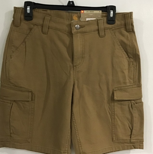 womens khaki work shorts