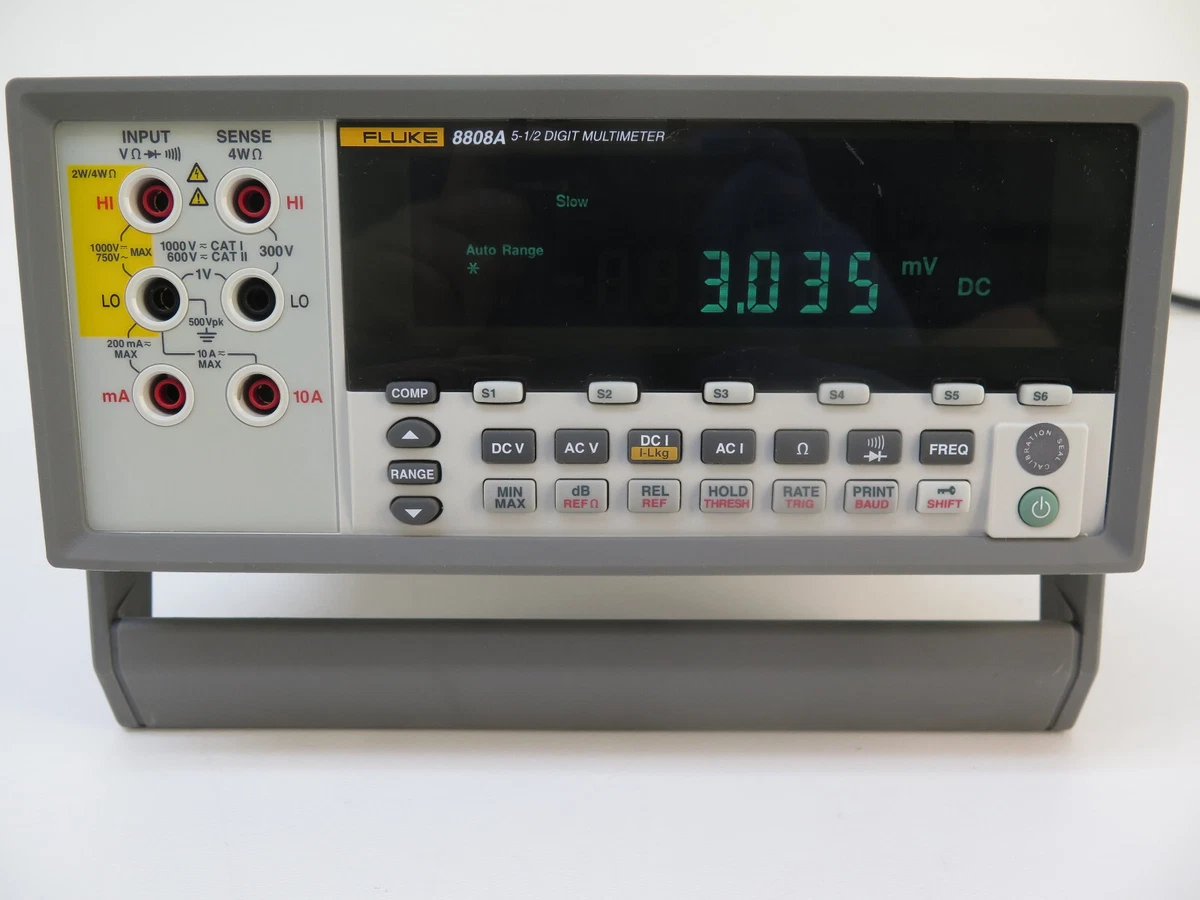 Fluke 8808A 5.5 Digit Multimeter 200 mV to 1000 V