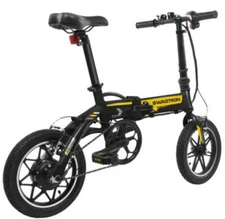 Swagtron EB5 Pro Lightweight Aluminum Folding Electric Bike City Ebike w/ Pedal